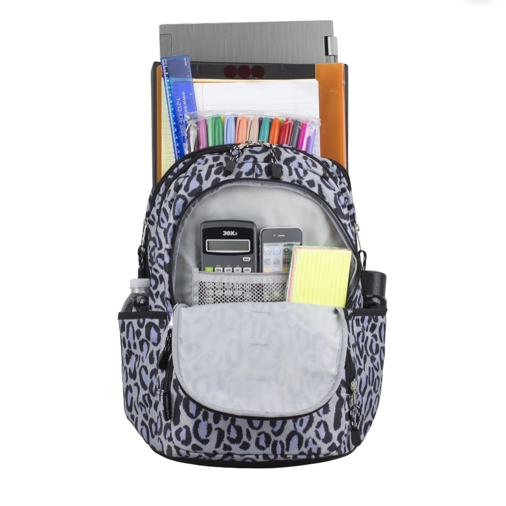 Leopard Print Backpack - Picture 6 of 8